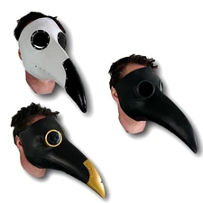 Plague Doctor Mask Long Nose Latex Masks Steampunk Bird Crow Halloween Accessory