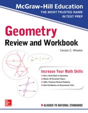 McGraw-Hill Education Geometry Review and Workbook - Paperback - GOOD