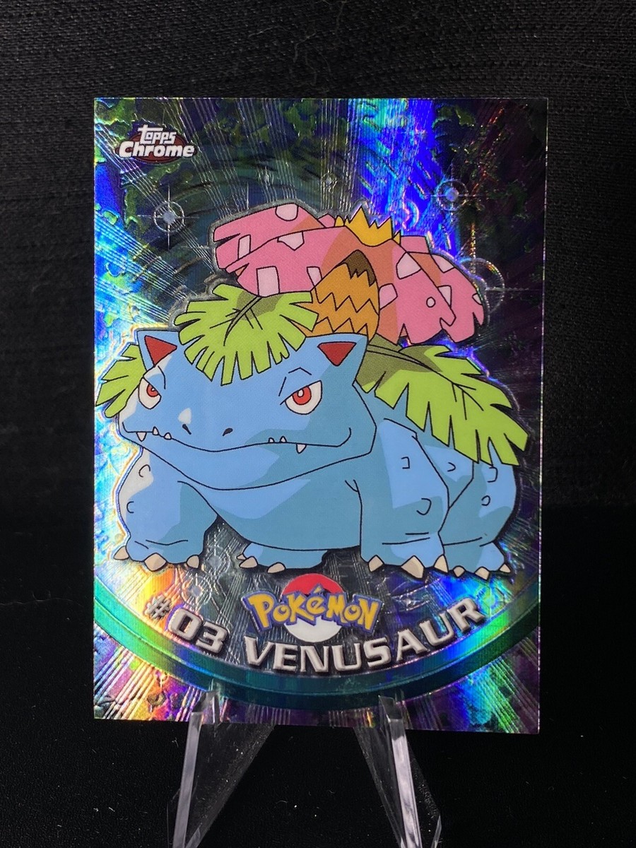 Venusaur #03 - Topps Chrome SPECTRA - Pokemon Topps Chrome Series