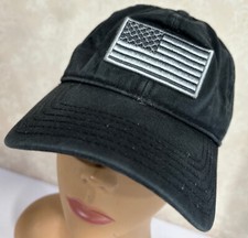 Under Armour Black Strapback Patriotic US Flag Baseball Cap Hat