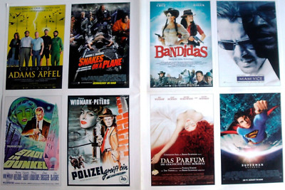 E72-1  8x Cinema Filmkarten  DAS PARFUM / SUPERMAN Returns / BANDIDAS / ADAMS ÄP