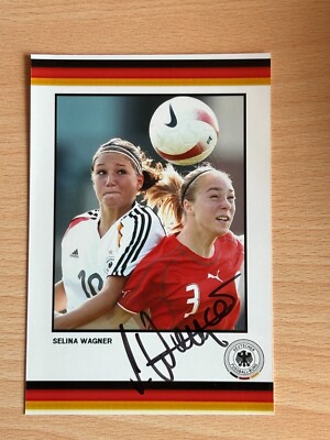 Selina Wagner DFB Frauen Nationalmannschaft Foto Original Signiert selina-wagner-dfb-frauen-nationalmannschaft-foto-original-signiert