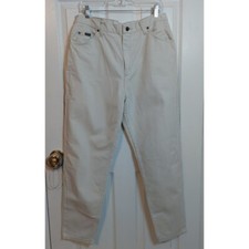 Riders By Lee White Denim Vintage High Rise Mom Jeans Relaxed Fit Size 16P