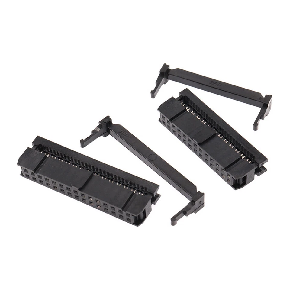 IDC Cable Mounting Plug Socket Connector 2.54mm Pitch Ribbon Cable 6 To 64 Ways - Image 4 of 4