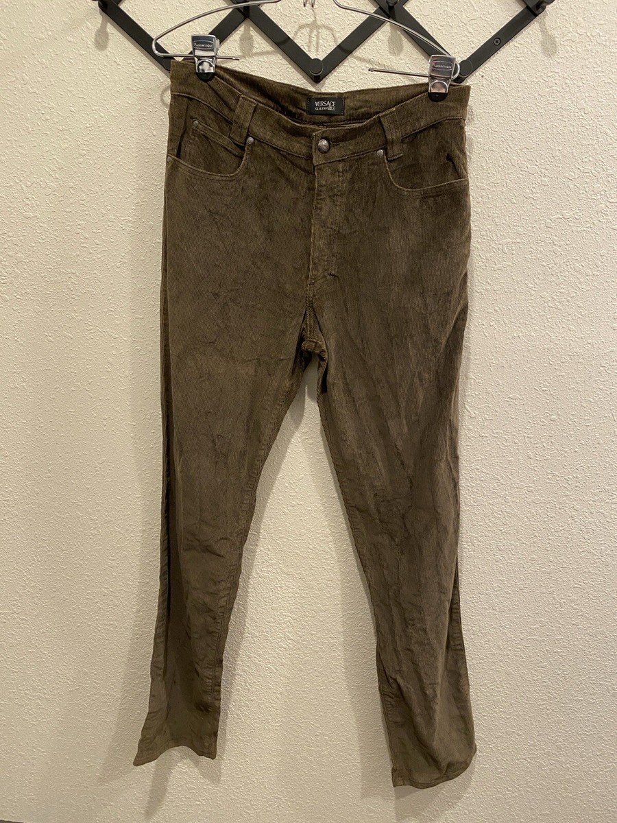 Men's Versace Classic v2 Corduroy Pants Size 33 (measures 31x33