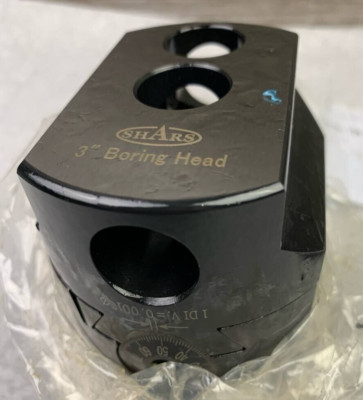 Shars Precision 3'' Boring Head 0.001 Radius 1-1/2''-18 Thread W/Certificate P