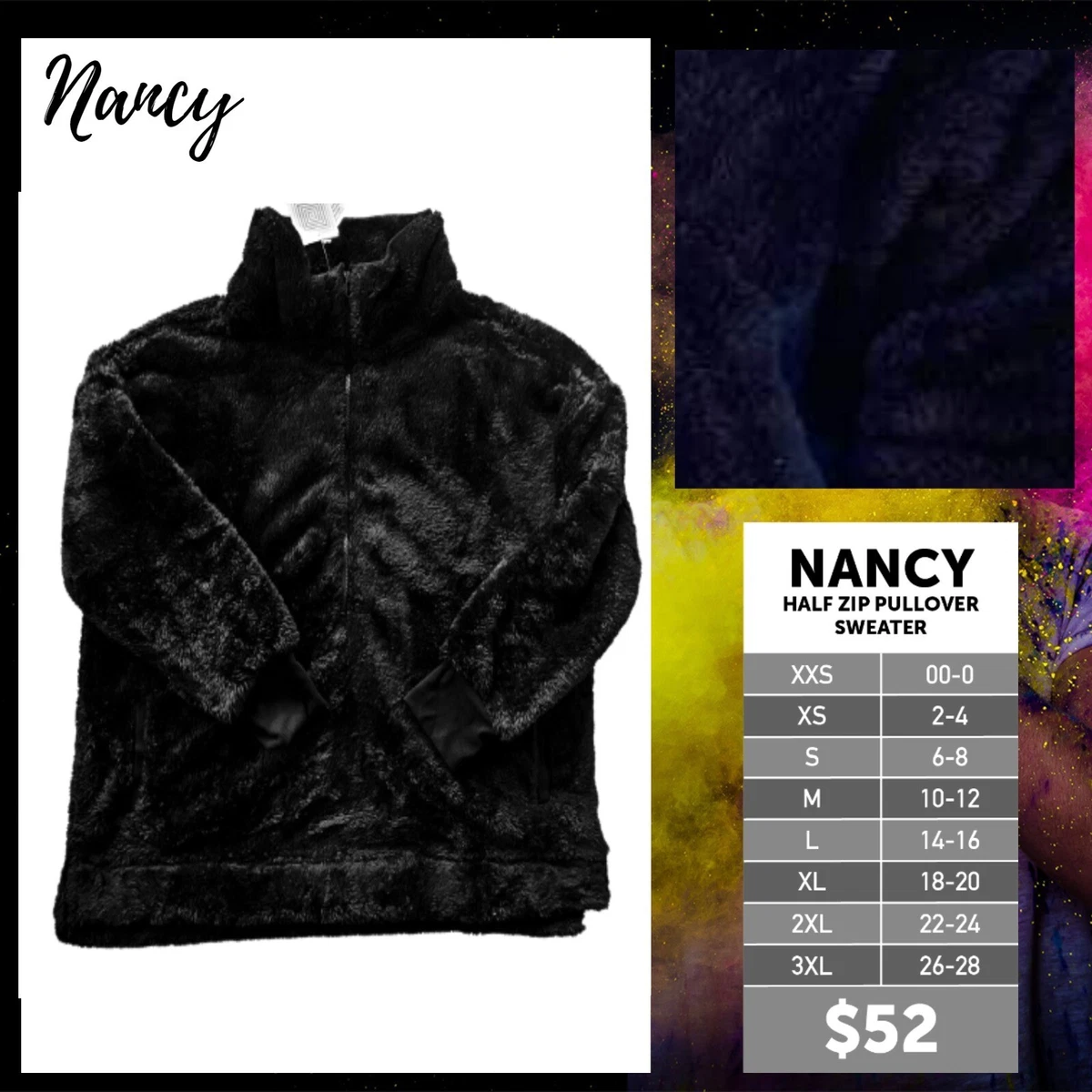 New 2020 Lularoe Nancy Half Zip Pullover Sweater eBay