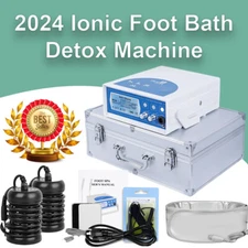 2024 Ion Detox Foot Spa Machine for Home & Gym Use w/ 10 Liners for Easy Cleanup