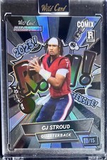 Exclusive /15 CJ Stroud Rookie Black Label Wild Card Alumination Comix RC SSP