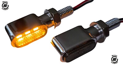 MORAX Motorrad Mini Led Blinker Universal Top Qualität, E-geprüft, CNC Gefertigt