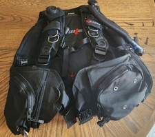 SeaQuest RAIDER Aqua Lung Scuba Dive Vest SLS Multiset Waistbands Size Small