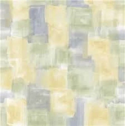 Rollo de papel tapiz vinilo NORWALL CT21737L azul pastel amarillo verde en la ranura Foto 3 de 3