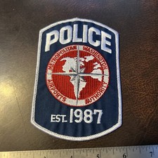Vtg Defunct Obsolete Police Dept Patch Metropolitan Washington Airport Authority