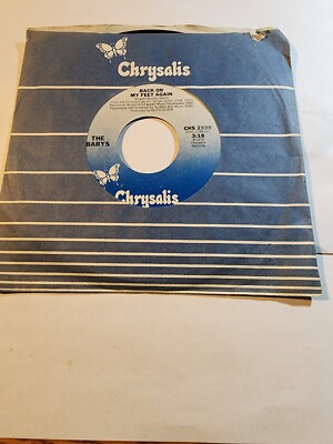 The Babys - Turn Around in Tokyo / Back On My Feet Again - 7'' 45 RPM VG F61