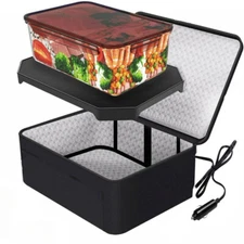 Portable Mini Microwave 12V/24V Heated Electric Lunch Box Food Warmer for Car