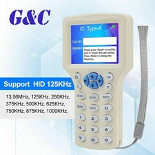 10 Frequency RFID NFC Card Copier Reader for IC ID Cards  125kHz Cards