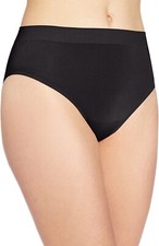 Wacoal B 261766 Women's Smooth High Cut Briefs Black Size Large