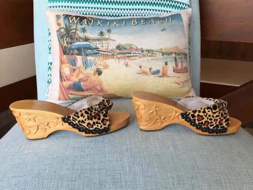 leopard print trainers size 6