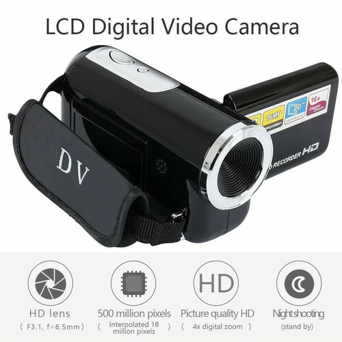 1080P HD Camcorder Digital Video Camera TFT LCD 24MP 16X Zoom Night Vision - Picture 10 of 12