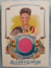 LAURIE HERNANDEZ 2017 Topps Allen & Ginter RELIC CARD gymnast