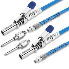 WORKPRO 6pcs Grease Gun Coupler Set 10000PSI w/1/8" NPT Grease Gun Fittings NEW