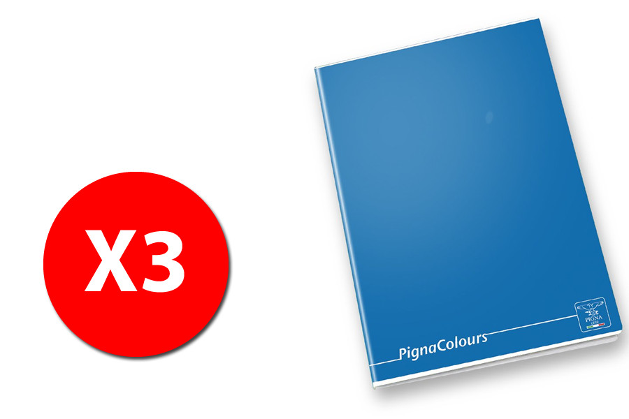 Pigna – Maxi Quaderno Cartonato Pigna Colours Rig.1r Cf.3