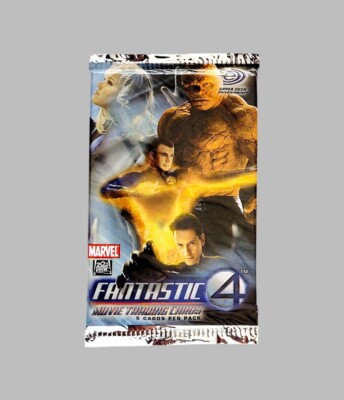 FANTASTIC 4  MOVIE TRADING CARDS 2005 UPPER DECK 5 CARDS PACK Free Shipping 