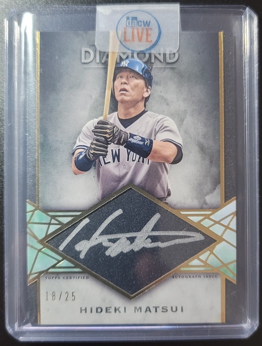 HIDEKI MATSUI 2017 TOPPS DIAMOND ICONS AUTO 松井秀喜 直筆