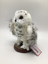 Douglas Legend Snowy Owl 10  Plush New With Tags  3839 White Black Cuddle Toy