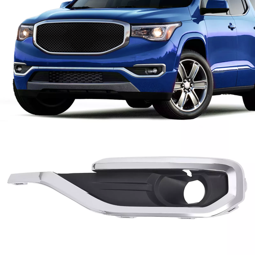 For GMC Acadia 2017-2019 Fog Light Trim Bezel Chrome Driver Side # ...
