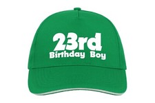 Baseballm&uuml;tze Kappe Geburtstag Junge 23. Dreiundzwanzig 23 Geschenk jedes Jahr individuell