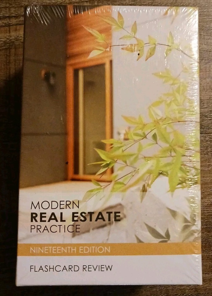 Modern Real Estate Practice Flashcard Review, 19th Edition eBay