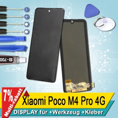 Display Für Xiaomi Poco M4 Pro 4G Bildschirm Oled Schwarz+
