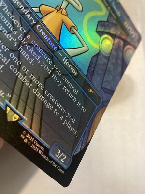 squidward mtg card MTG Squidward, Sarcastic Snob RAINBOW FOIL Secret Lair x SpongeBob 1928 NM