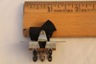 UNO Lab 3 Pole Double Throw 3PDT Rocker Switch UIO 4A 125VAC 1.5A 250VDC NOS