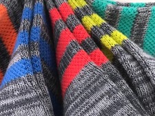 Women's Girls Youth ADIDAS Gray Bold No Show Socks - 6 PACK - 36 MSRP