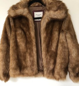abercrombie fuzzy jacket