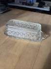 Vintage 1960’s  Anchor Hocking Wexford Covered Butter Dish