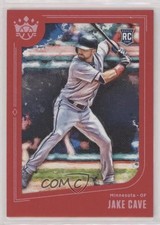 2019 Panini Diamond Kings Short Print Red Framed Jake Cave #114 w8t