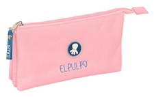 Safta EL OCTOPO   Triple Pencil Case, Children's Pencil Case, Ideal for Children