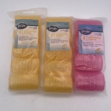 GOODY Yellow Large Jumbo Self Holding Rollers Curlers 14 Total New 2000 M