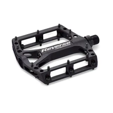 Reverse Black One CNC Aluminum Pedals with CrMo Spindles & Traction Pins