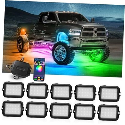 Y1 RGB+IC Dream Color Rock Lights - Upgraded 10 Pods Underglow rgb+ic 10 pods