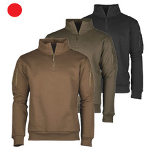 TACTICAL SWEATSHIRT MIT ZIPPER STRICK PULLOVER K&Auml;LTESSCHUTZ BW OUTDOOR ARMY NATO