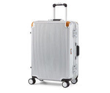 Swiss Military 60Cm Medium Hartschalenkoffer in Silber, nagelneu, Reisegepäck