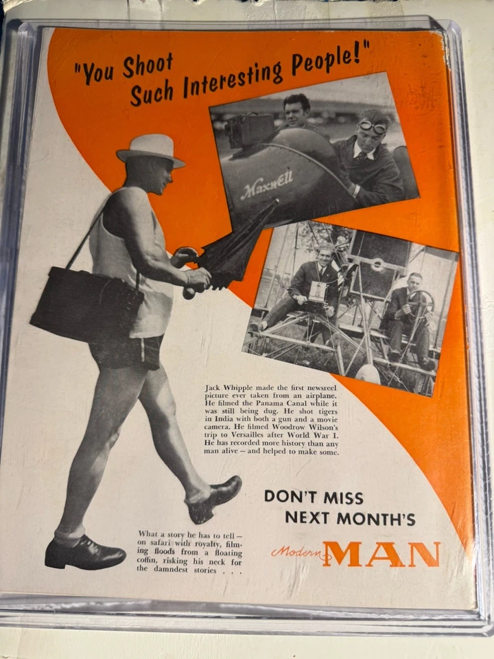 MARILYN MONROE - HOMBRE MODERNO NOVIEMBRE 1953 ¡GRAN REVISTA DE PORTADA DE FOTOS TONO SEPIA!! Foto 2 de 2