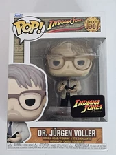Indiana Jones The Dial of Destiny Dr. Jurgen Voller #1387 Funko Pop W/P + Wall S