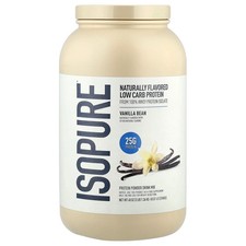 Low Carb Protein Powder, Vanilla Bean, 3 lb (...