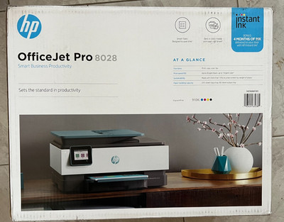 HP OfficeJet Pro 8028 All-in-One Wireless Printer Scan Copy Fax WiFi 3UC64A New