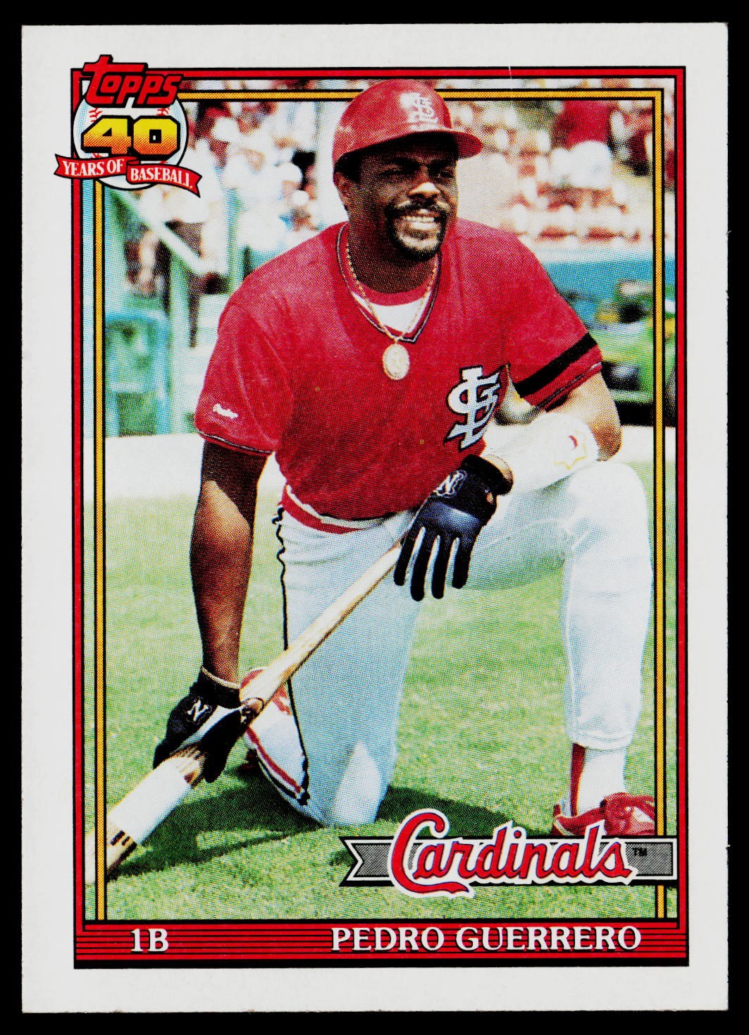 1991 Topps #20 Pedro Guerrero